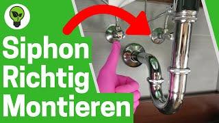 Siphon Montieren Waschbecken ULTIMATIVE ANLEITUNG: Wie Waschtisch Röhrengeruchsverschluss Einbauen?