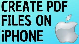 How to Create PDF Files on iPhone and iPad - Print to PDF