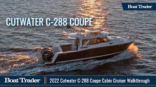 Cutwater C-288 Coupe Cabin Cruiser - Full Walkthrough Review