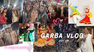 NAVRATRI GARBA VLOG  , ft Falguni Pathak ,fun ,scolding from mom ,friends 🫂️🫶