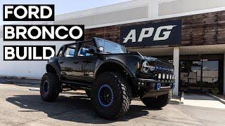 EPIC FORD BRONCO CUSTOM BUILD | Wildtrack on 40"s by APG Off Road