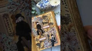 ASMR Vintage Journal | Creative Journaling #asmrjournal #scrapbooking