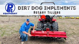 Dirt Dog RT Series Rotary Tillers -  Walk Around and Operation