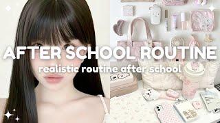 realistic after school routine for students ️ 11-19 years old