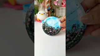 Painting on Bottle cap #shortviral #diy #artshorts #painting #acrylicpainting #artwork #art