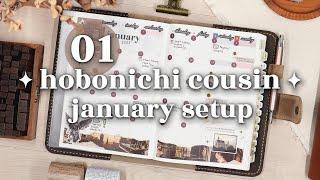 ️ JANUARY 2025 Plan With Me // Hobonichi Cousin Monthly Setup