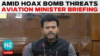 LIVE | Kinjarapu Rammohan Naidu Presser After Bomb Scare Affects Over 90 Flights | India | Airlines