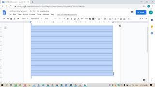 How To Make Lined Paper In Google Docs