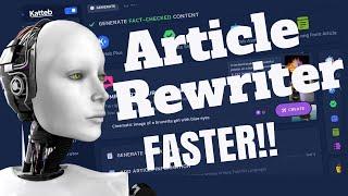 Katteb Article Rewriter Tool | Create Fresh Content Quickly