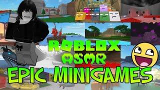 EPIC MINIGAMES ROBLOX ASMR!