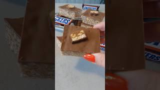 No bake snickers rice krispies bars  #shorts