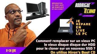 Comment remplacer un disque dur et cloner son PC sur un nouveau disque SSD avec Hiren's Boot CD