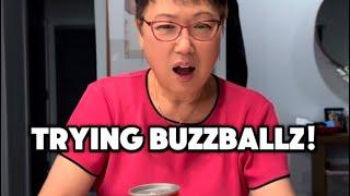 Trying BUZZBALLZ with my mom for the first time!