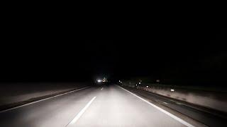 ASMR Highway Driving at Night in the Rain - Changwon to Seoul in Korea (No Talking, No Music)