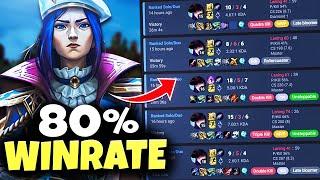 This is what 80% Winrate High Elo Caitlyn Gameplay Looks Like