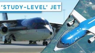 STUDY LEVEL Airliner for MSFS? | JustFlight BAe 146 Review!