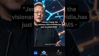 "Nvidia's Game-Changing AI: Jensen Huang Unveils NIMS! #shorts #NvidiaAI #JensenHuang"