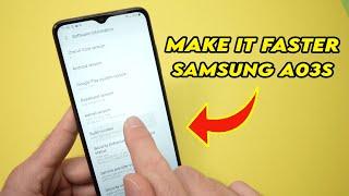 How to Make Your Samsung Galaxy A03S Faster - Fix Lag