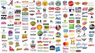 Top 1000 Global BEST Brands LOGO - Best Global Companies 1000 LOGO Ranking A-Z | 4K