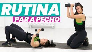 Ejercicios para AUMENTAR PECHO | GANAR VOLUMEN Pecho bonito con PESO 10 min