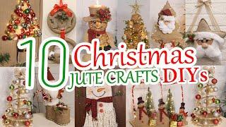 10 Cheap DIY Jute Christmas Decorations Ideas at Home 2024