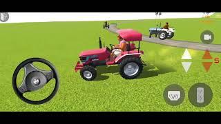 MAHINDRA TRACTOR MATTI LODING TOCHAN TRACTOR 3DX JCB INDIA GAME VIDEO #youtubevideo