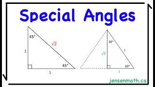 Special Triangles (full lesson) | jensenmath.ca