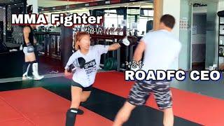 로드fc 박지수vs정문홍ㅣ원주로드짐 선수부 스파링 영상 ROADGYM Sparring