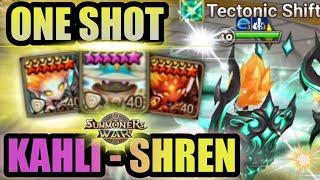 ONE SHOT TEAM KAHLI SHREN - Summoners War