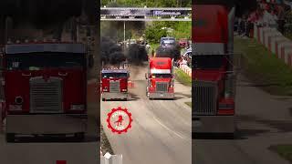 Brandon Peters vs Zach Haas #fyp #racing #bigrig #diesel