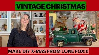 Shop Beautiful Christmas Show at Premiere Antique Mall/ Create DIY X-mas Decor as seen on LONE FOX!