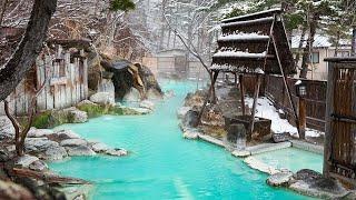 Staying at a Secret Japanese Hot Spring Like a Blue River️ | Adachiya Ryokan Fukushima