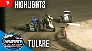 USAC Midgets at Tulare Thunderbowl Raceway 11/20/24 | Highlights