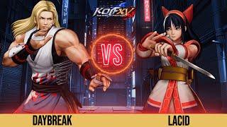 KOFXV Daybreak (Andy/Rock/Ryo) Vs Lacid (Nakoruru/Duo Lon/Chizuru) #kofxv  New Patch