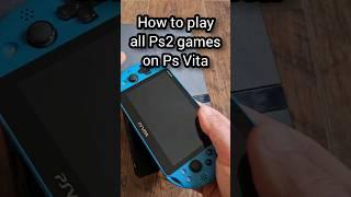 Play ALL PS2 games on PS Vita       #psvita #ps2 #shorts