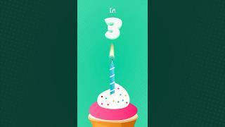 Birthday Candle - Wish Countdown - Happy Birthday animation