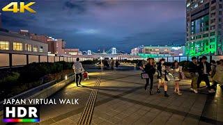 Japan - Tokyo Telecom Center walk to Odaiba • 4K HDR