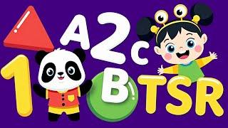 Preschool Learning activities for 3 year olds at home | Learn ABC Phonics Shapes Numbers Colors 