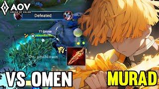 AOV : MURAD/ZENITSU GAMEPLAY | VS OMEN - ARENA OF VALOR LIÊNQUÂNMOBILE ROV COT