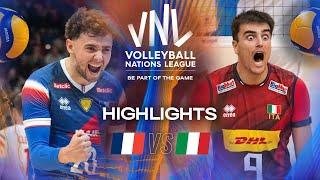 France  vs. Italy  - Highlights | Week 1 | Men's VNL 2025
