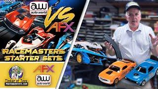 AFX/Racemasters vs. Auto World: Slot Car Starter Set Showdown!