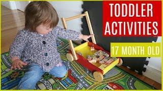 WHAT ACTIVITIES MY TODDLER DOES IN A DAY | 17 MONTH OLD