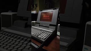 Toshiba T3200 with an Adlib clone running Leisure Suit Larry 2 #shorts #retrogaming