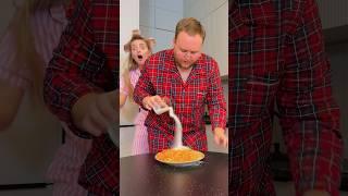 He ruined the pasta Did you notice it?
