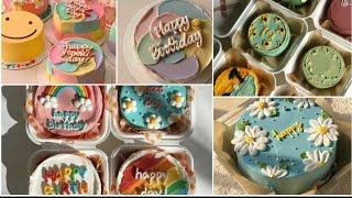 balaca tortlar• mini lunch box cake• korean cake •cute cake •minimalist •cake  decoration•бенто торт