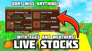 *UPDATE* Grow a Garden Stocks Live! 24/7