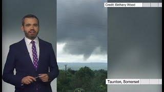 Weather Events 2019 - Funnel clouds in heavy storms (UK) - BBC News - 8th June 2019