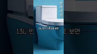 변기 물 한번 내리는데 얼마어치일까?