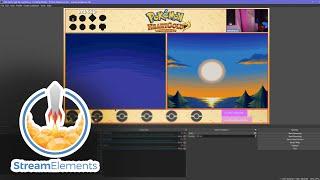 Using my Pokemon Overlay on StreamElements