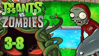 PLANTS vs. ZOMBIES - POOL LEVEL 3-8 GAMEPLAY (NO COMMENTARY) #pvz #gameplay